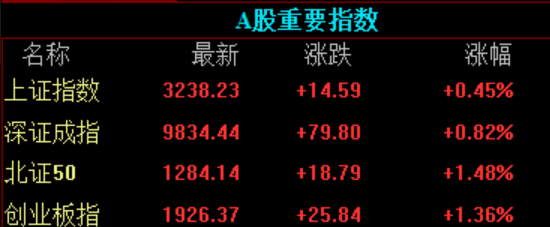 合肥配资公司 收盘｜上证指数涨0.45%，半导体产业链掀涨停潮